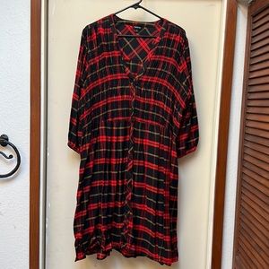 Torrid Plaid Skater dress!